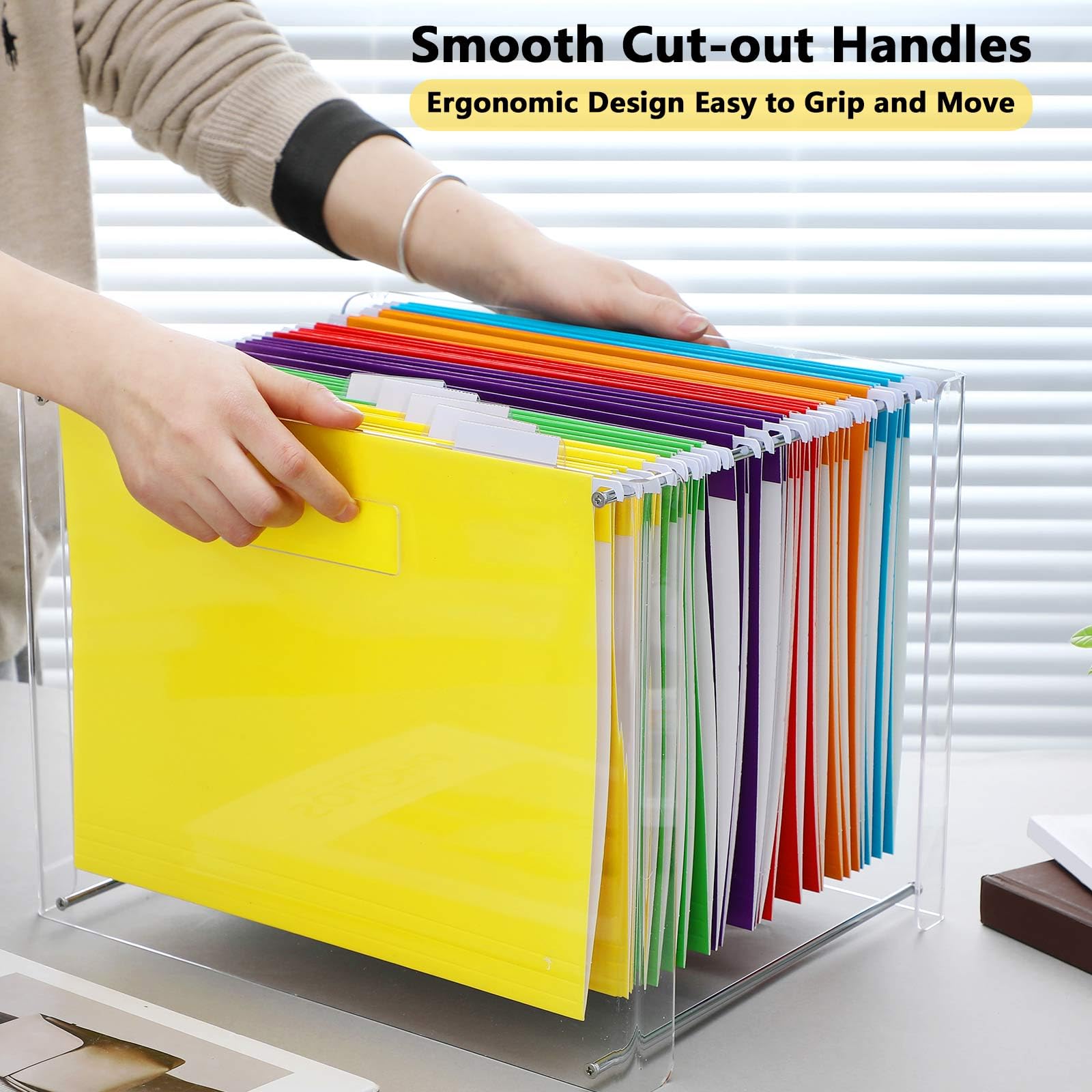 Amazon.com : Dispowreath 24 Hanging File Folder with Acrylic
